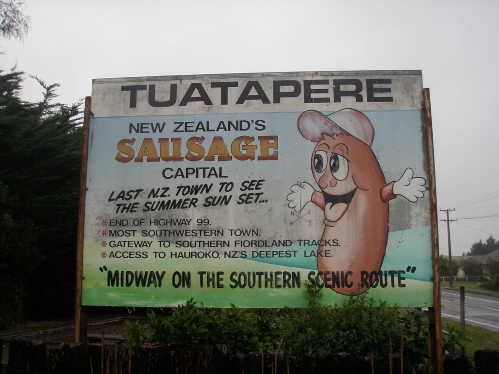 Tuatapere Sign 