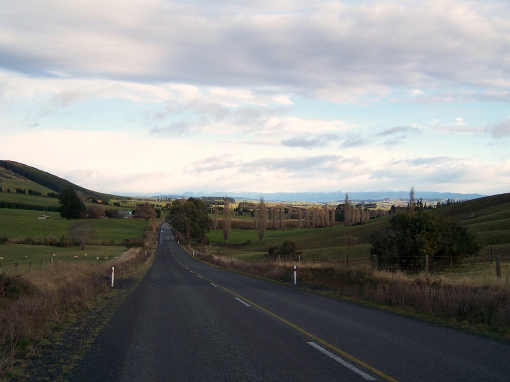 Looking West from Raymonds Gap towards Princess & Kaherekoau Mountains