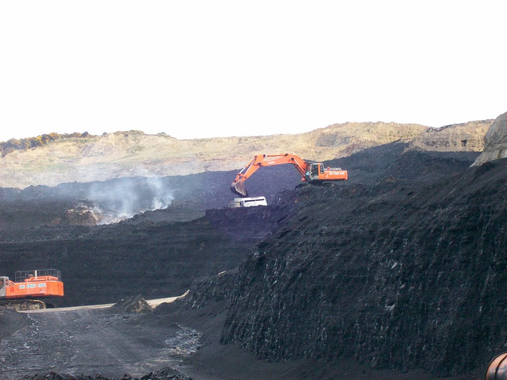 Open cast coal mine