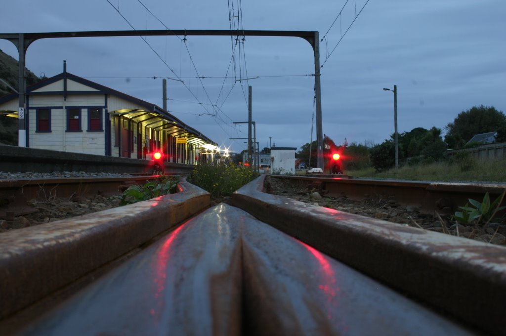 Early morning at Paekakariki Railway Station