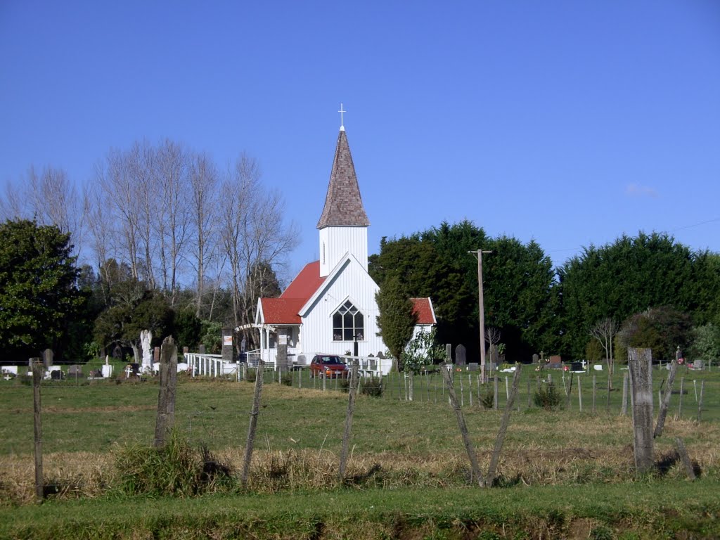 Kaikohe NZ - Church and Cemetry