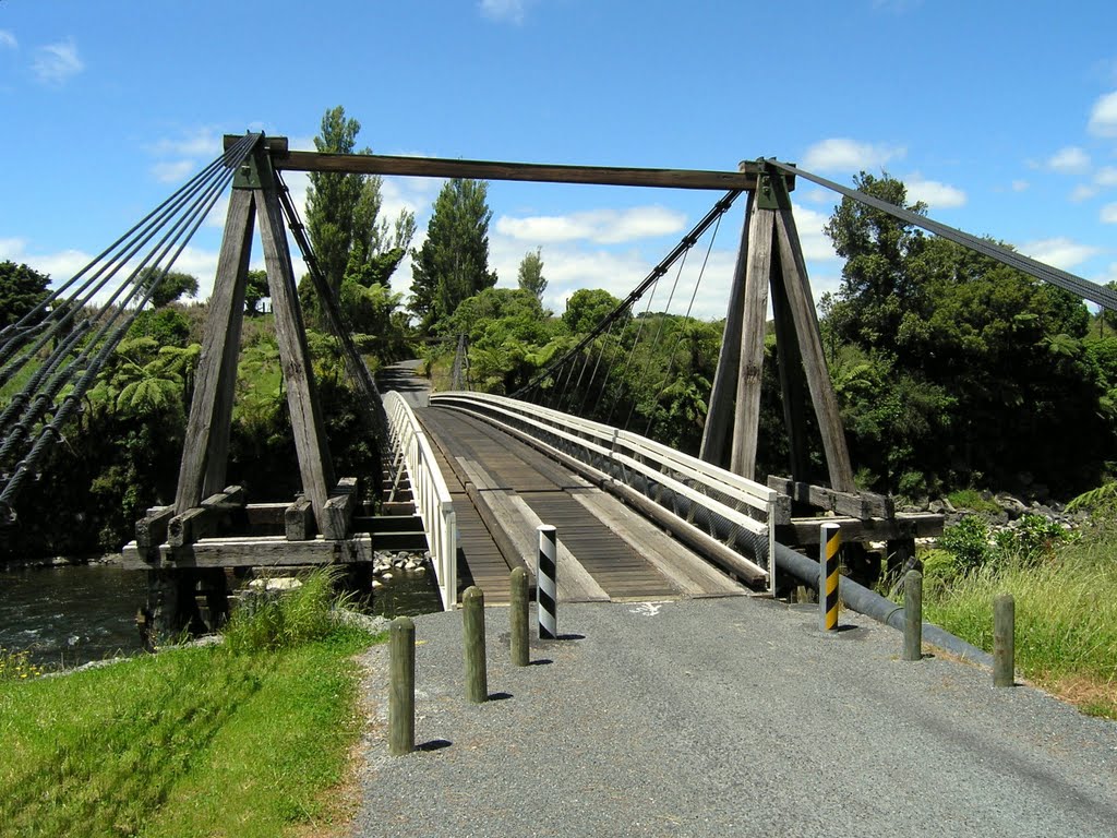 Historic bridge at Huirangi