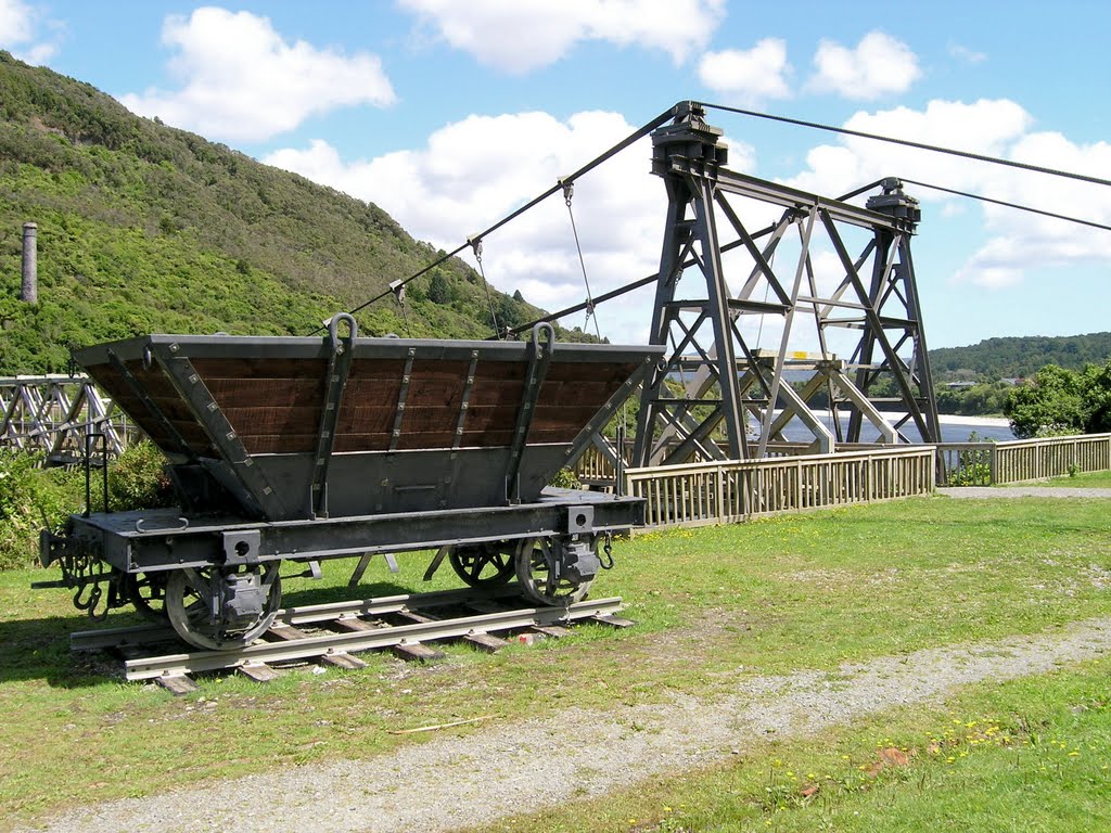 Brunner historic mine site and suspension bridge