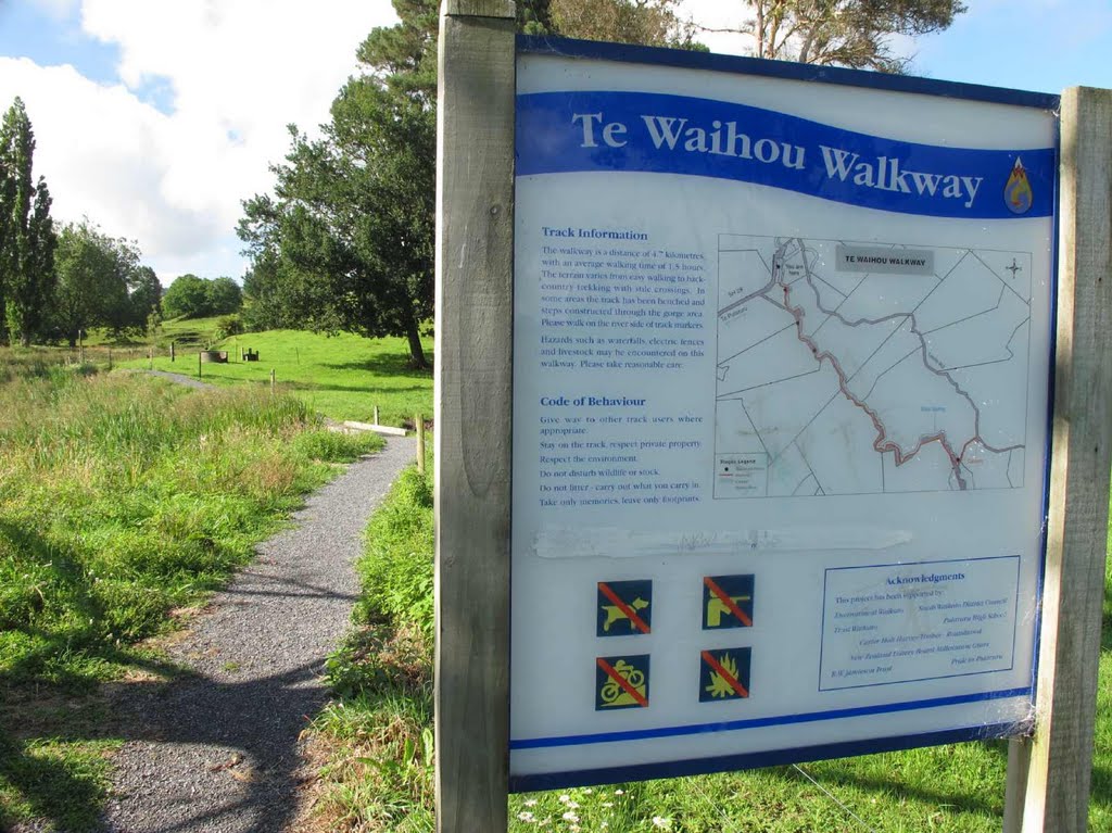 Walkway sign/map