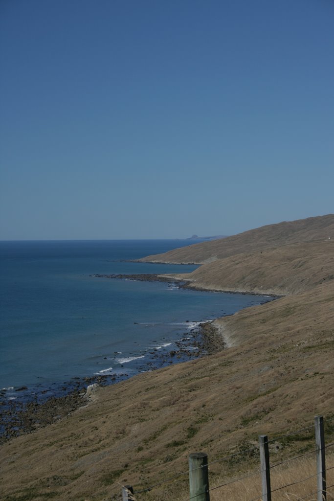 Looking South to Owhanga from Akitio Coast Road