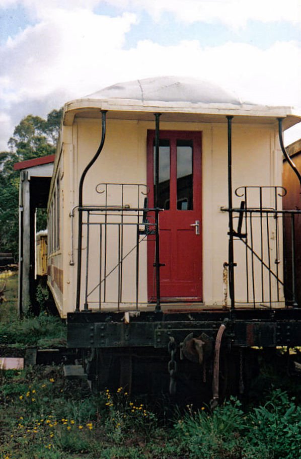Old rail carriage