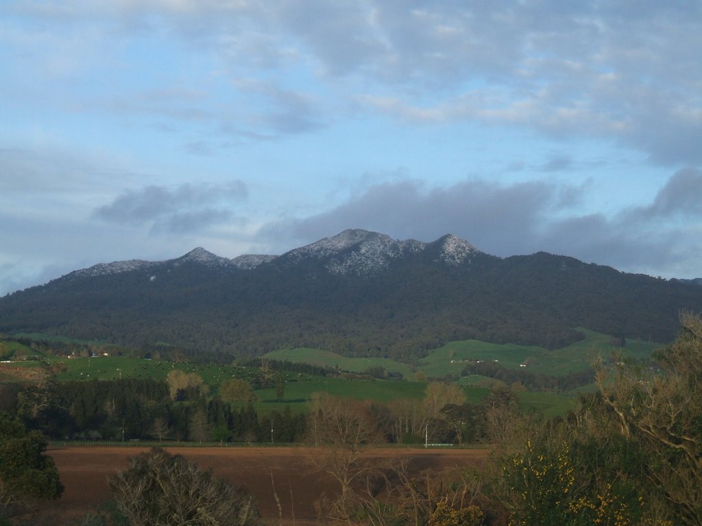 Mount Pirongia snow
