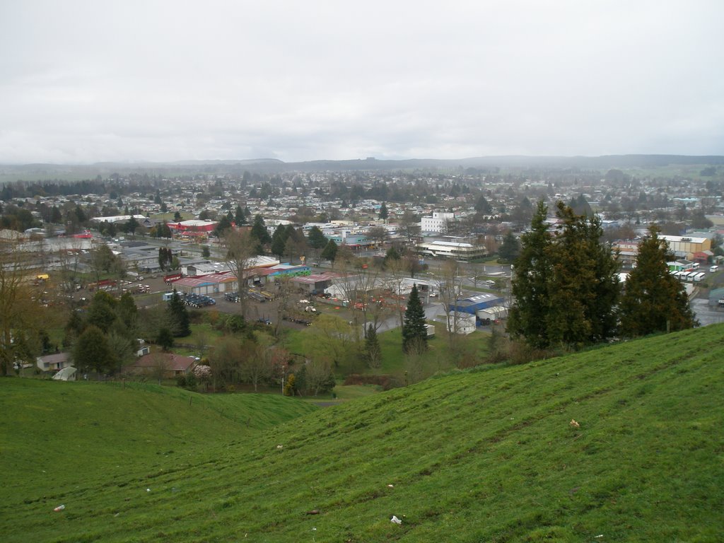 Town Centre Tokoroa From Colsons Hill