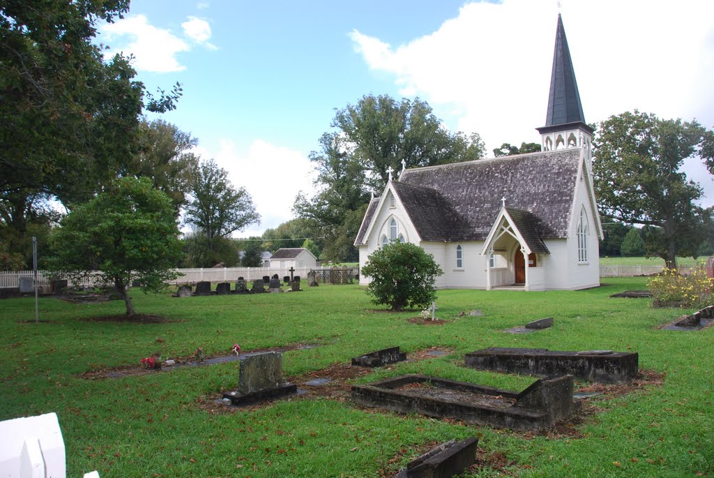 Holy Trinity Church in Pakaraka, NZ