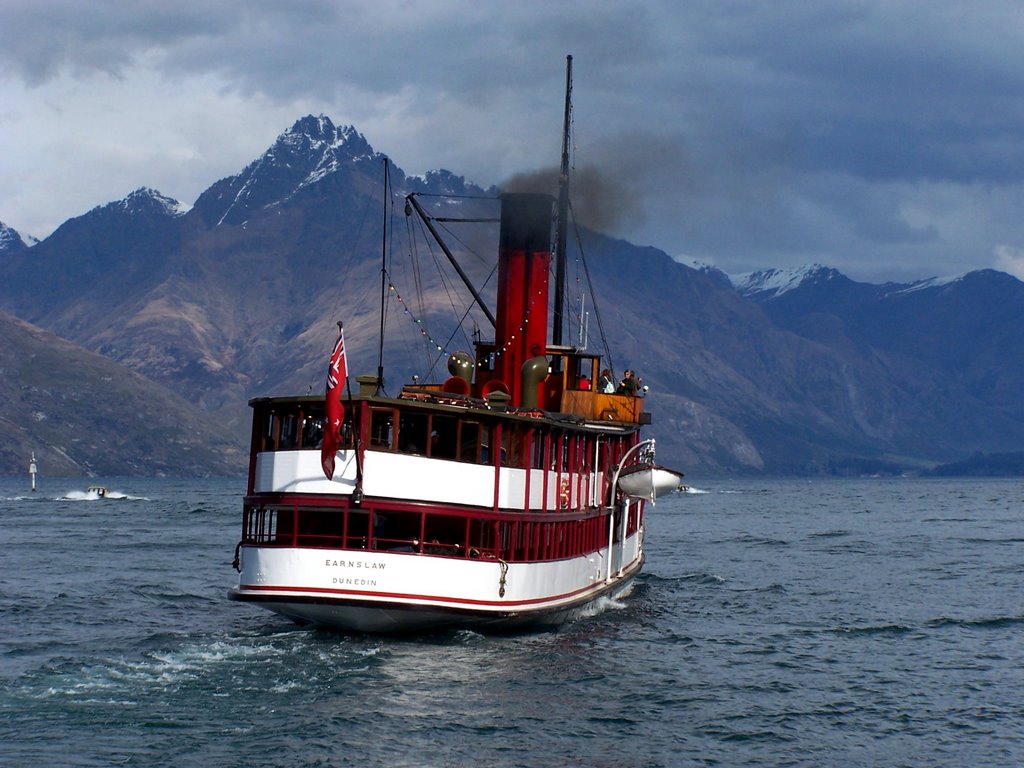 Lake Wakatipu (Queenstown) - TSS Earnslaw (Barco de vapor / Vintage steamboat)