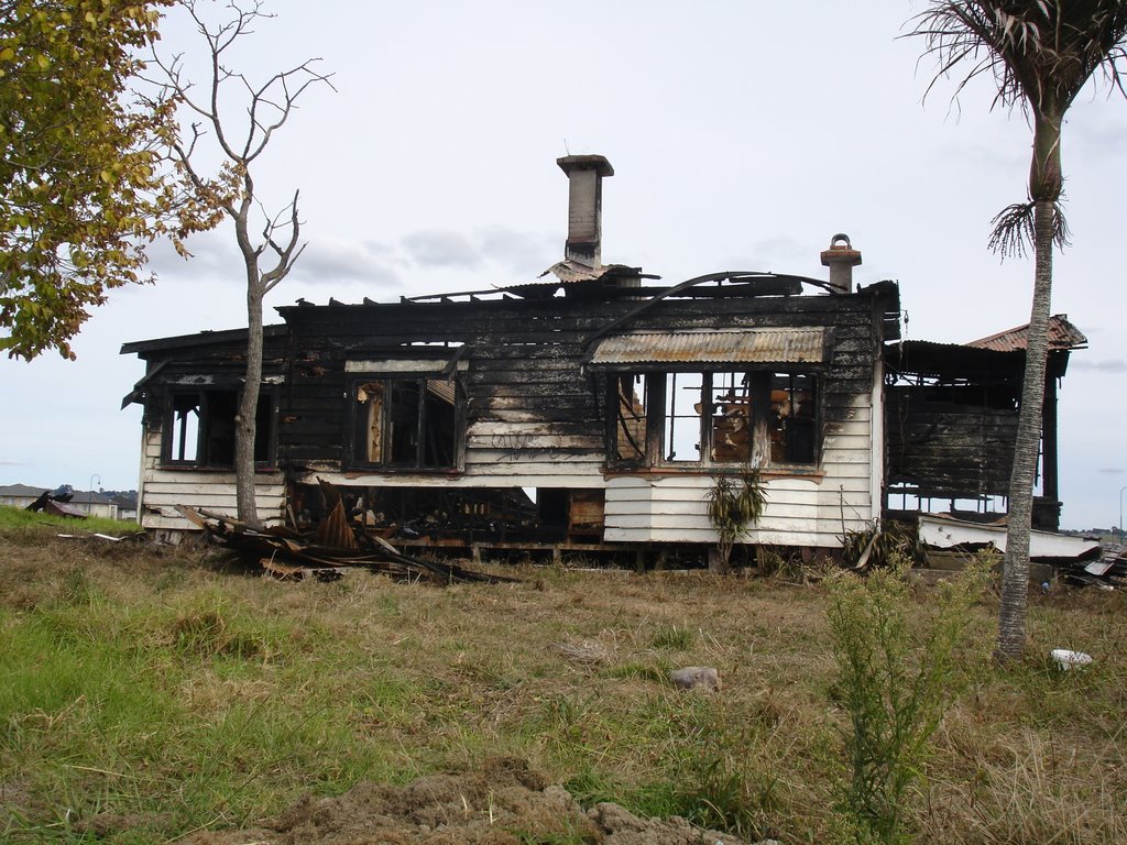Baverstock Road House: charred