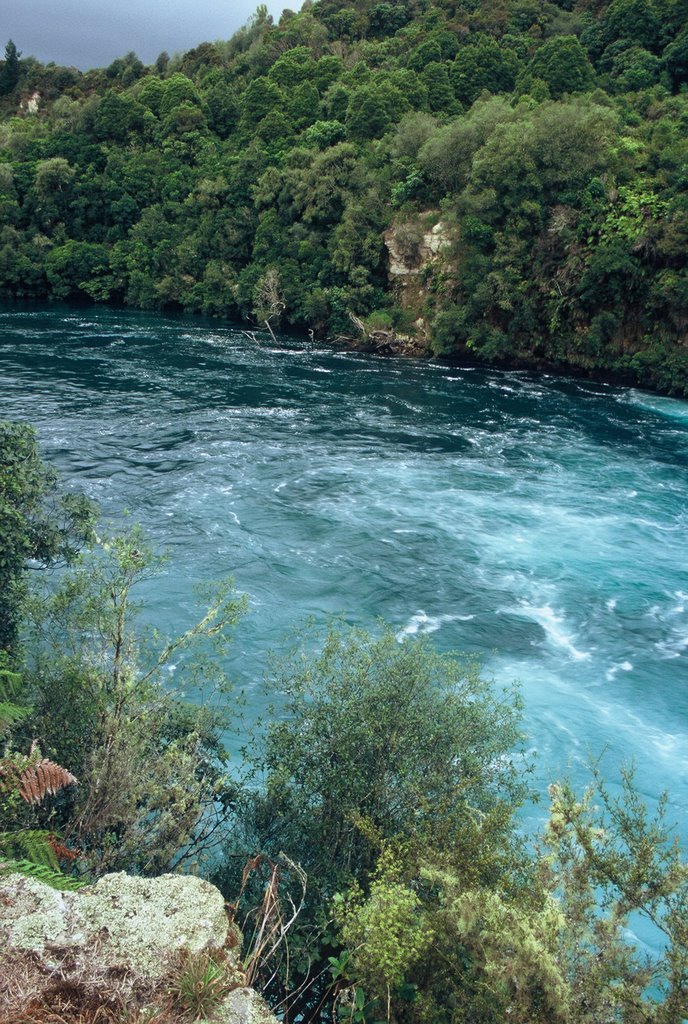 downstream of Huka Falls