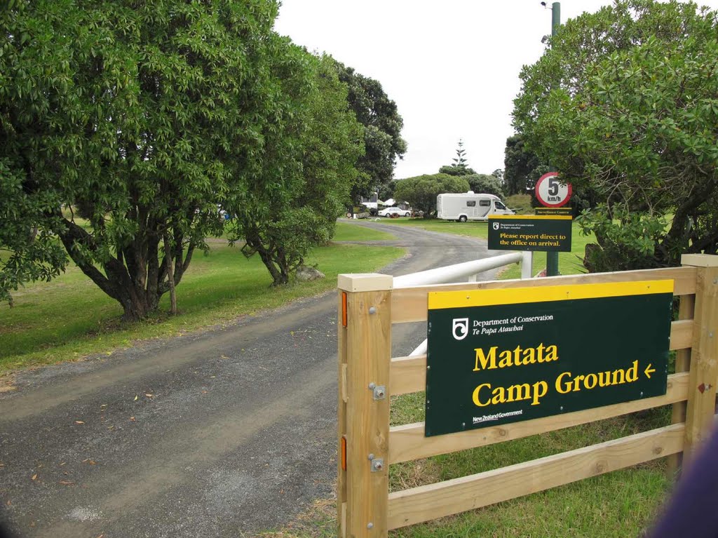 Matata DoC camp entrance