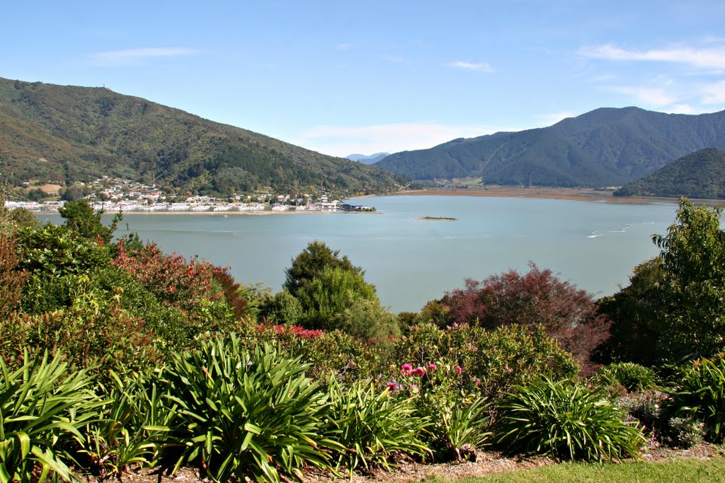 Havelock, the Mussel Processing Centre in the Marlborough Sounds, NZ