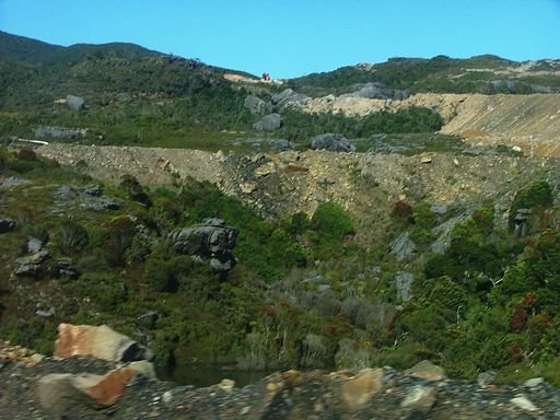 mining landscape, Stockton Mine